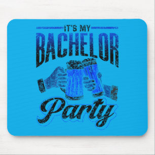 Mens Bachelor Party Bride Groom Team Performance Mouse Pad