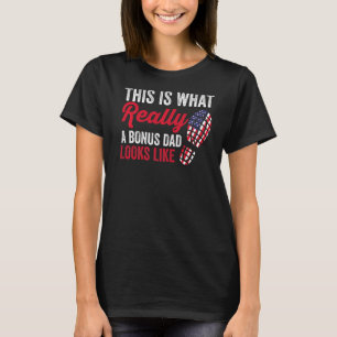 Mens Back Off I Have Crazy Bonus Dad American Flag T-Shirt