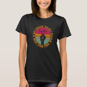 Mens Back Pain Awareness Disease Fighter & Warrior T-Shirt
