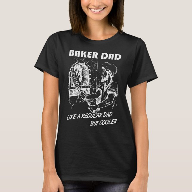 Mens Baker Dad Hobby Baker T-Shirt (Front)
