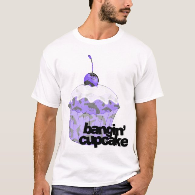 mens bangin' cupcake tee (Front)