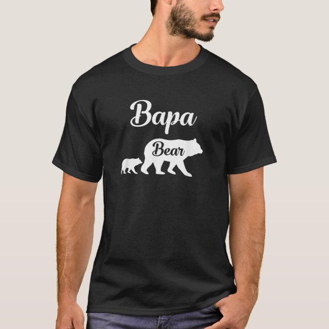 Mens Bapa Bear Funny Gift T Shirt (Front)