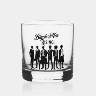 Men's Bar and Liquor Bourbon Scotch/Black Men's Whiskey Glass