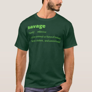 Mens Barbell SavageFunny Workout Gym Motivation Li T-Shirt
