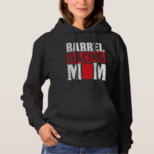 Mens Barrel Racing Mum Barrel Racing Western Rodeo Hoodie