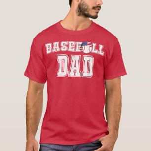 Mens Baseball Dad Jersey Team Gift for Ball Player T-Shirt