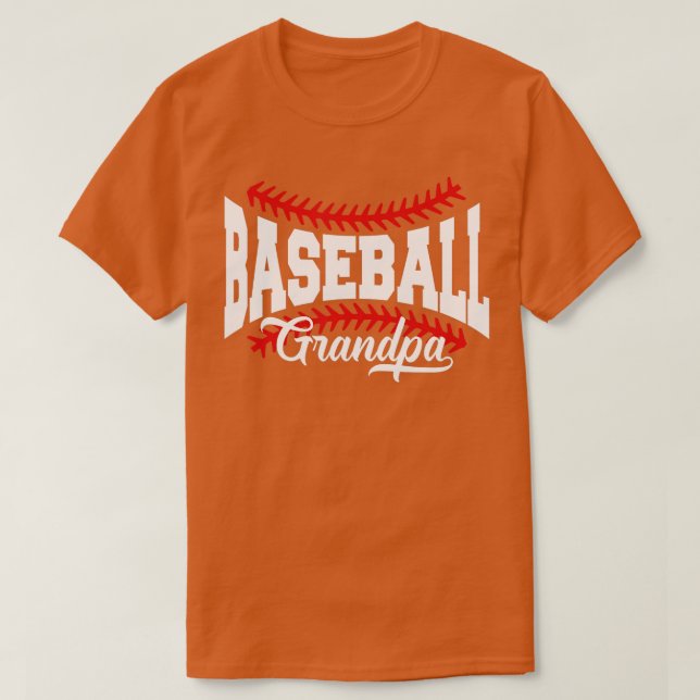 Mens Baseball Grandpa  T-Shirt (Design Front)