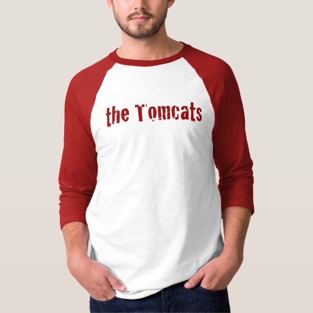 Men's Baseball Shirts 1 - Crimson Lettering (Front)