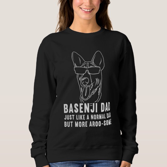 Mens Basenji Dad Dog Dad Basenji Sweatshirt (Front)