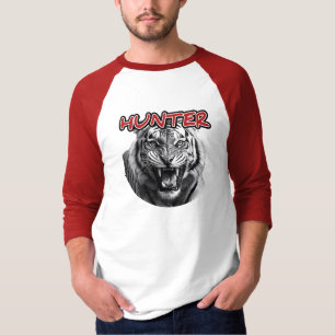 Men's Basic 3/4 Sleeve Raglan T-Shirt