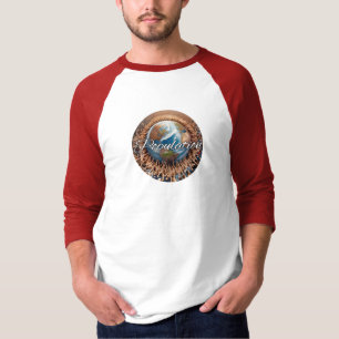 Men's Basic 3/4 Sleeve Raglan T-Shirt