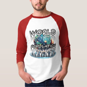 Men's Basic 3/4 Sleeve Raglan T-Shirt