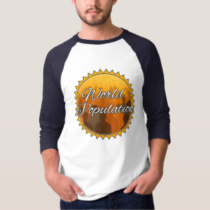 Men's Basic 3/4 Sleeve Raglan T-Shirt