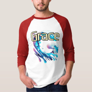 Men's Basic 3/4 Sleeve Raglan T-Shirt