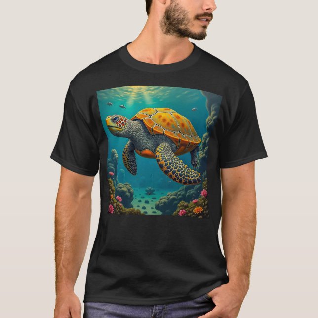 Men's Basic Dark T-Shirt (Front)