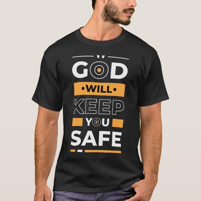 - Men's Basic Dark T-Shirt (Front)