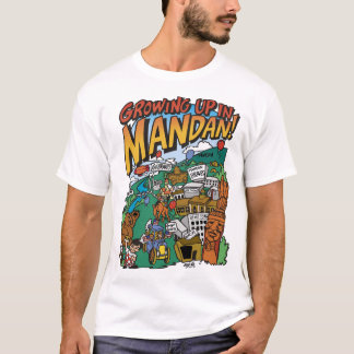 Men's Basic "Growing up in Mandan" T-shirt