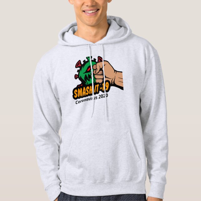 Men's Basic Hooded Sweatshirt (Front)