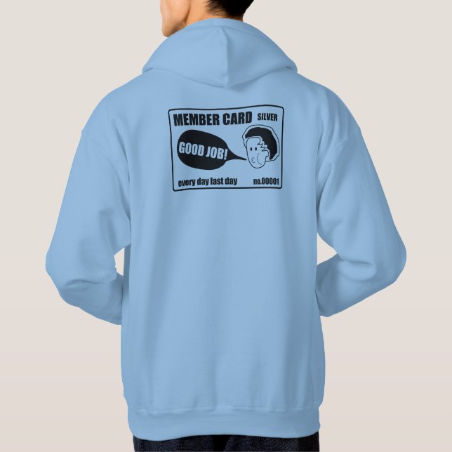 Men's Basic Hooded Sweatshirt (Back)