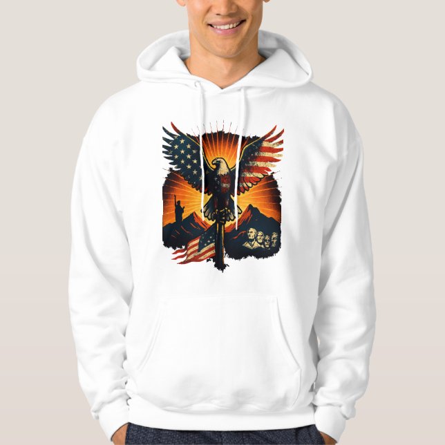 Men's Basic Hooded Sweatshirt – Everyday Comfort (Front)