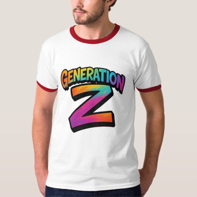 Men's Basic Ringer T-Shirt  (Front)