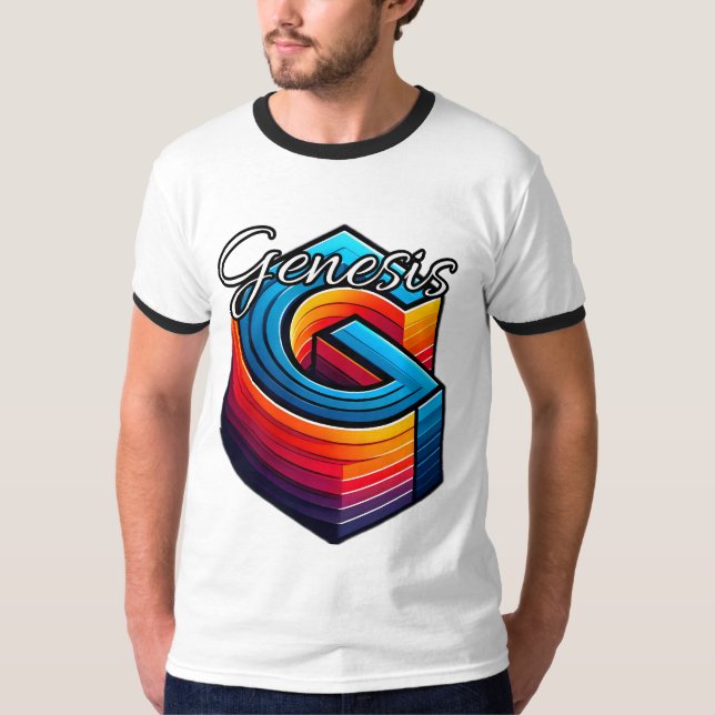 Men's Basic Ringer T-Shirt  (Front)
