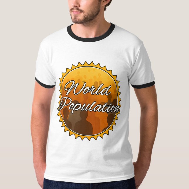 Men's Basic Ringer T-Shirt  (Front)