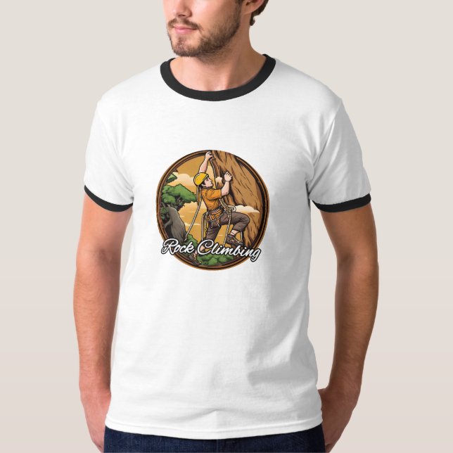 Men's Basic Ringer T-Shirt  (Front)