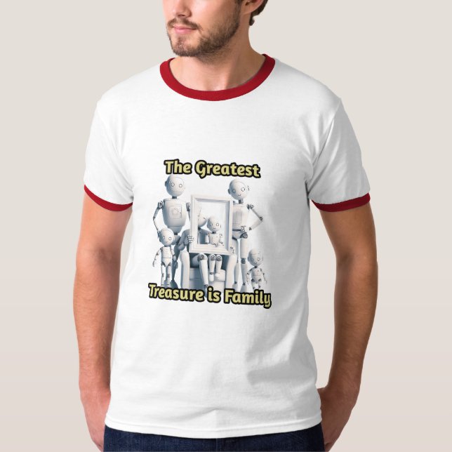 Men's Basic Ringer T-Shirt  (Front)