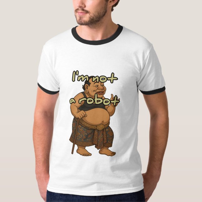 Men's Basic Ringer T-Shirt  (Front)