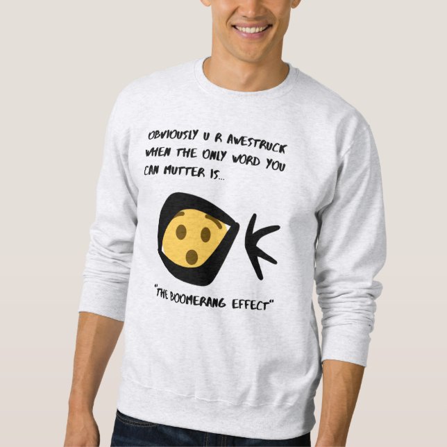 Men's Basic Sweatshirt Boomeranged (Front)