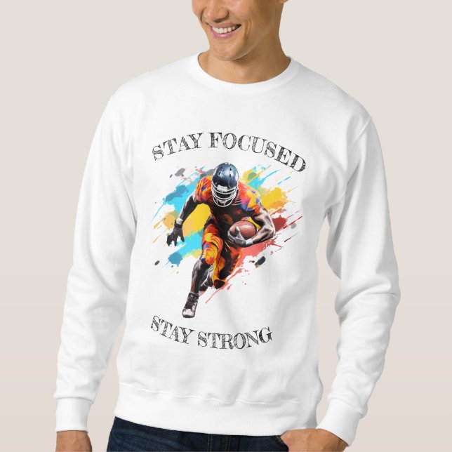 Men's Basic Sweatshirt NFL motivation (Front)