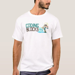 Men's Basic T - Coding Blocks Horizontal Logo T-Shirt