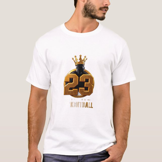 Men's Basic T-Shirt BASKETBALL (Front)