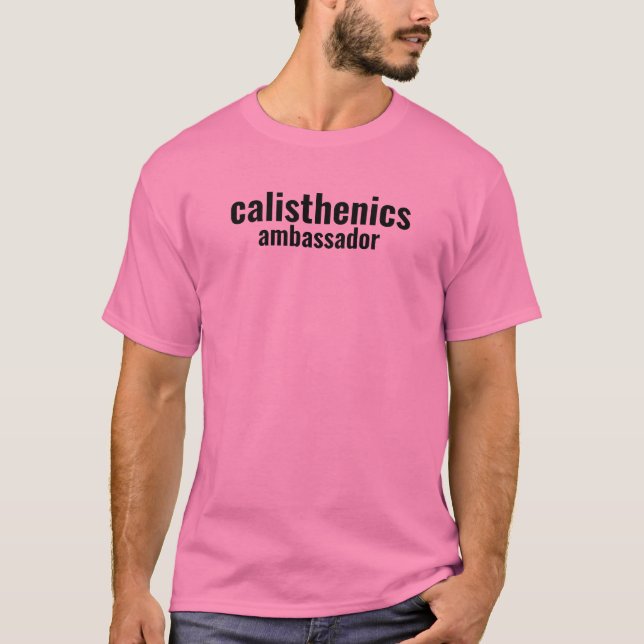 Men's Basic T-Shirt | Calisthenics Ambassador (Front)