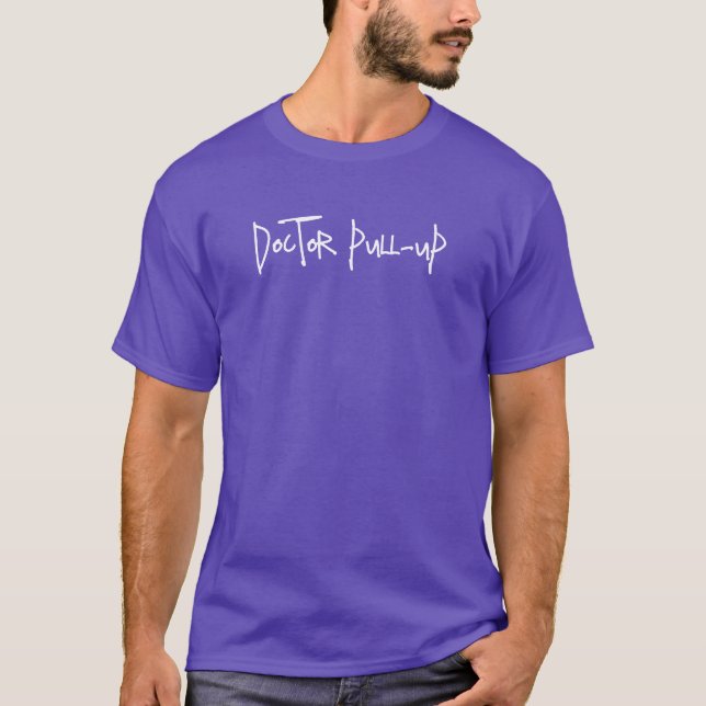 Men's Basic T-Shirt | Doctor Pull-Up (Front)