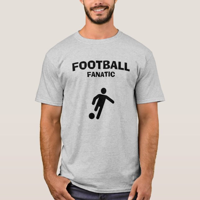 Men's Basic T-Shirt | Football Fanatic (Front)
