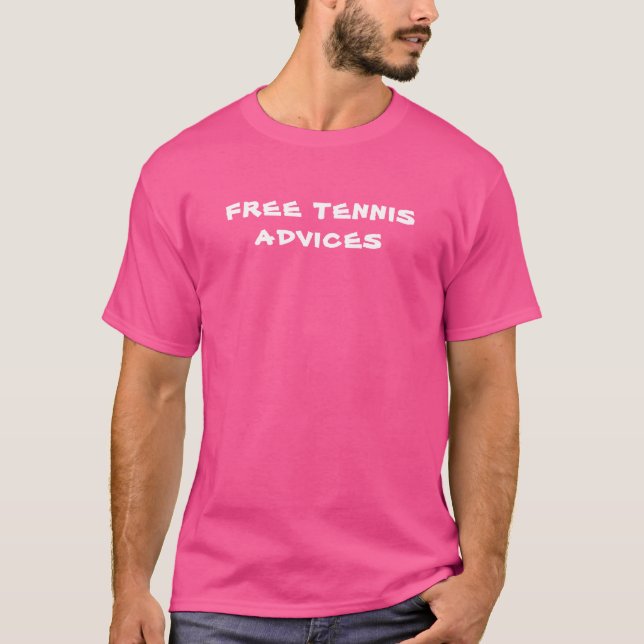 Men's Basic T-Shirt | Free Tennis Advices (Front)