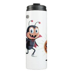 Men's Basic T-Shirt -Halloween Ants Party Flag Thermal Tumbler