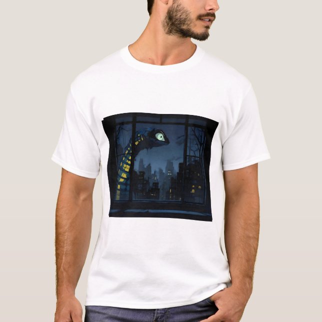 Men's Basic T-Shirt "He sees" (Front)