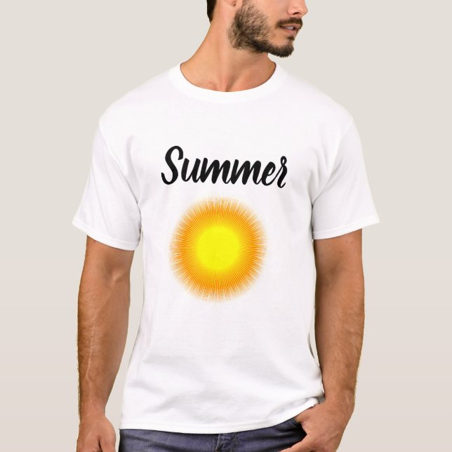 Men's Basic T-Shirt holiday summer  (Front)