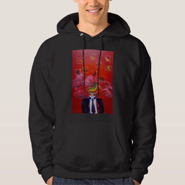 Men's Basic T-Shirt Hoodie (Front)