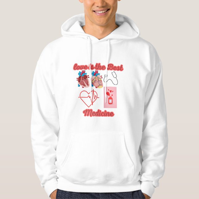 Men's Basic T-Shirt Hoodie (Front)