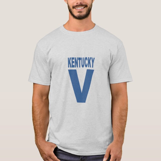 Men's Basic T-Shirt  KENTUCKY  VICTORY (Front)