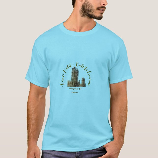 Men's Basic T-Shirt "Shaping the Future" T-Shirt (Front)