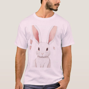 Men's Basic T-ShirtCartoon Rabbits: Adorable carto T-Shirt