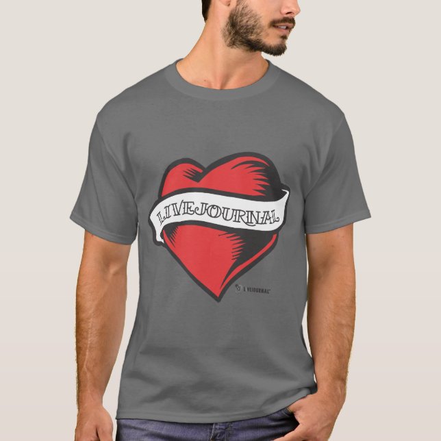 Men's Basic T's (LiveJournal Tattoo) T-Shirt (Front)
