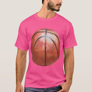 Mens Basketball Ball Sports T-Shirt