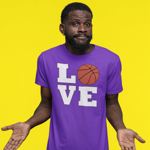 Men's Basketball LOVE Basketball Player or Coach T-Shirt