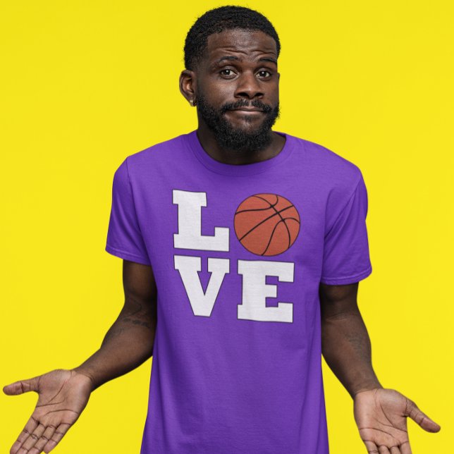Men's Basketball LOVE Basketball Player or Coach T-Shirt (basketball LOVE men's t-shirt)